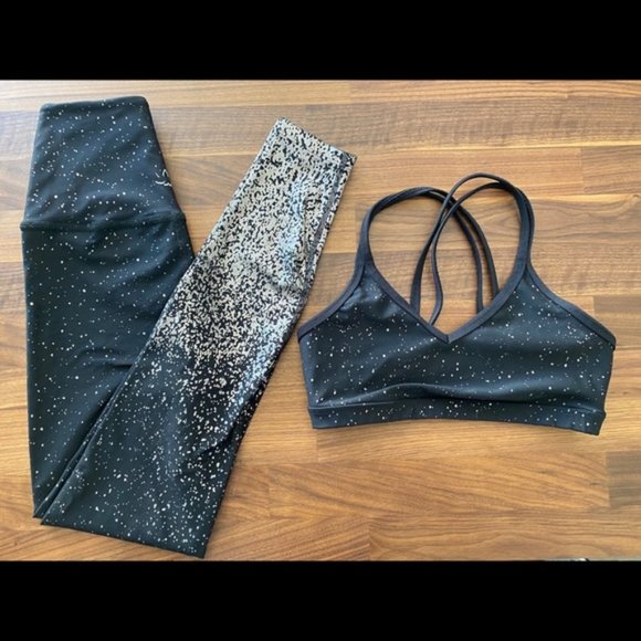 Beyond Yoga Ombre High Waisted metallic sprinkle legging - Picture 1 of 8